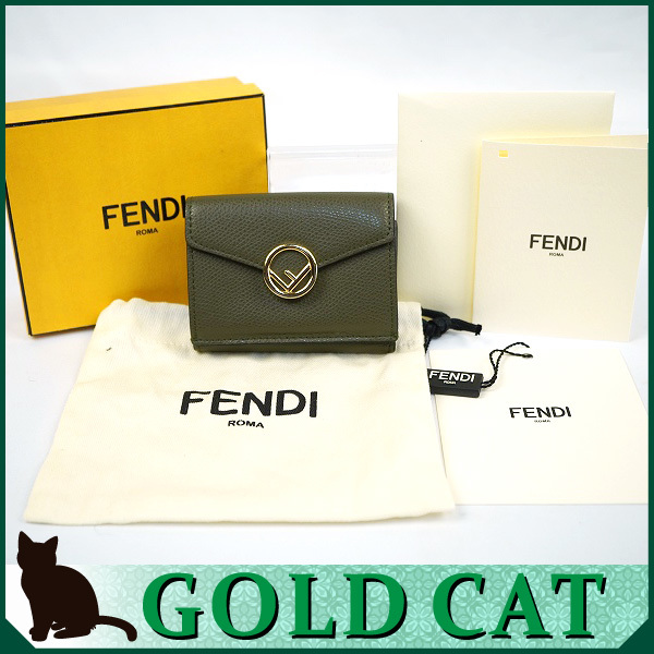 52640 FENDI フェンディ マイクロ エフイズフェンディ ミニ財布 三