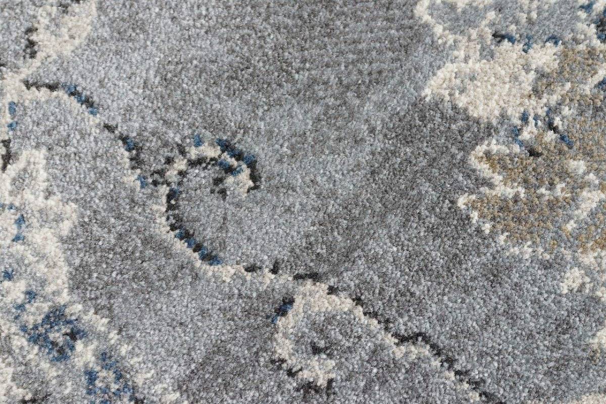 [送料込み] ペルシャ柄 ラグマット 200x250 3畳 ライトブルー ウィルトン織 カーペット ラグ リビング おしゃれ 寝室 絨毯 きれい マット_画像3