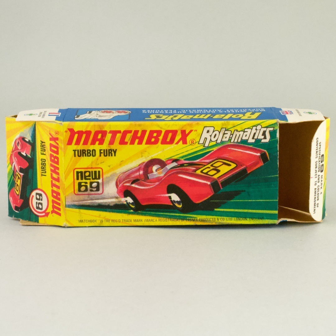 イギリス マッチボックス（matchbox） Rola matics turbo fury 1973 new 69_画像9