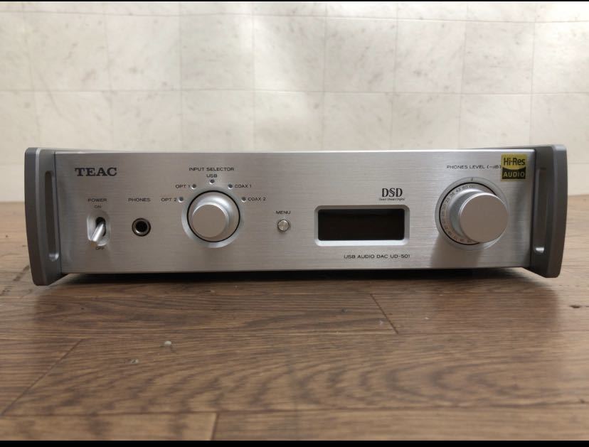 即納】 FMART  店TEAC Reference 501 USBオーディオデュアルモノーラルD Aコンバーター ハイレゾ音源対応  ブラック UD-501-B