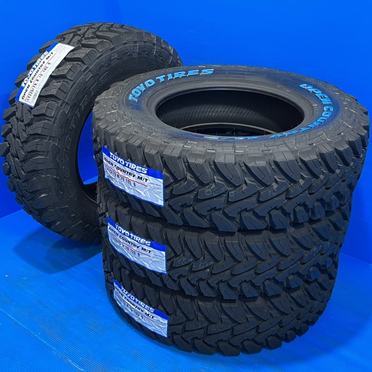 新品 即納 在庫有 4本SET TOYO OPEN COUNTRY M/T ホワイトレター 225/75R16 タイヤ トーヨー オープンカントリー_画像3