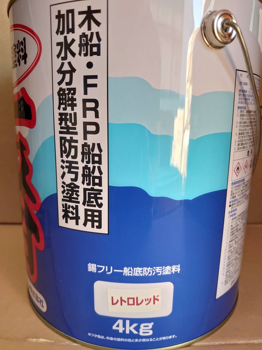 送料無料 日本ペイント うなぎ一番 レトロレッド 4kg うなぎ塗料 送料無料 日本ペイント うなぎ一番 レトロレッド 4kg うなぎ塗料