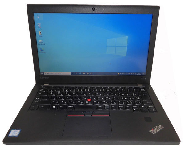 Windows10 Pro 64bit Lenovo Thinkpad X270 20HN-000WJP Core i5-7300U 2.6GHz メモリ8GB HDD 500GB(SATA) 12.5インチ Webカメラ Bluetooth_画像1