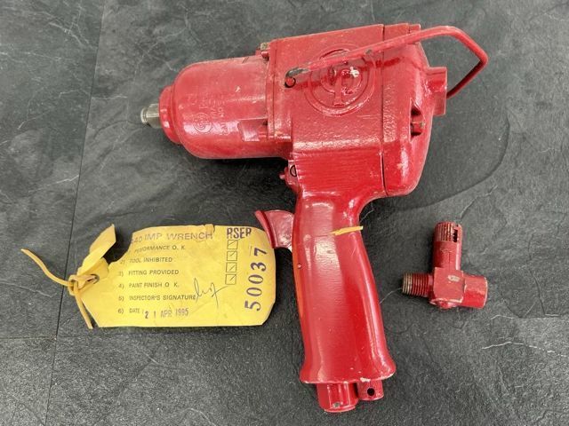 激レア Chicago Pneumatic 工具3点セット Air Impact Wrench CP-610 インパクトレンチ 3440 IMP WRENCH 303 ML DRILL 保管品/8887_画像5