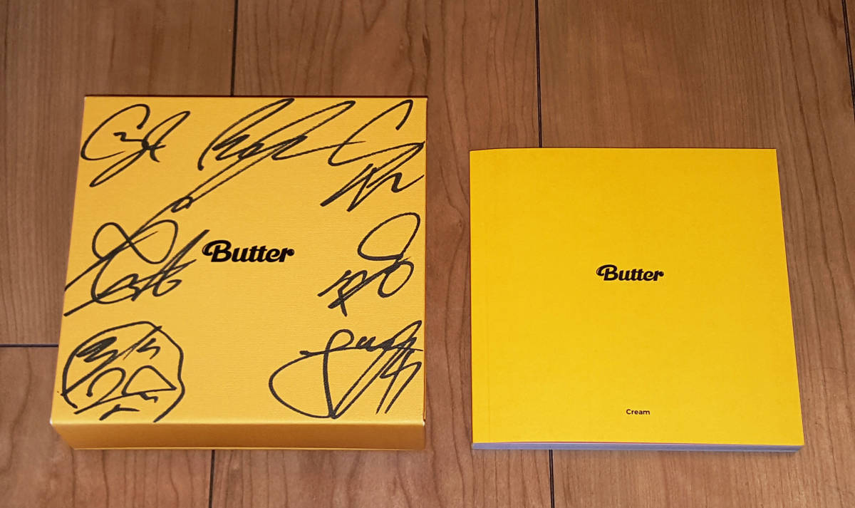 BTS (防弾少年団)◇韓国アルバム「Butter」CD (Cream Ver.)◇直筆