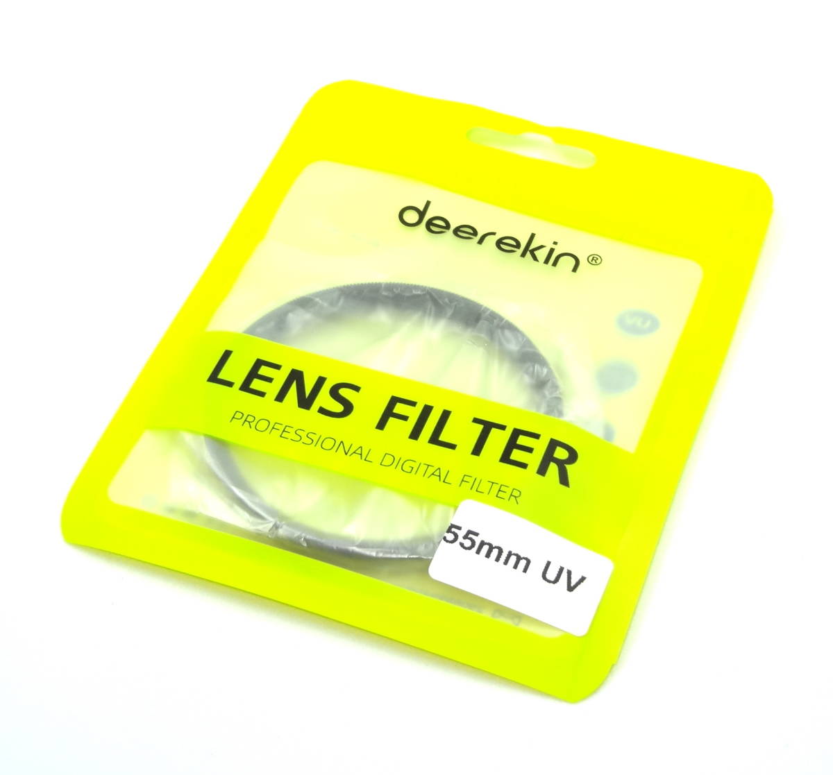 deerekin 薄枠 SLIM UV 55mm レンズフィルター 保護フィルター プロテクトフィルター 広角レンズ対応 簡易ケース付き 新品・未使用_画像5