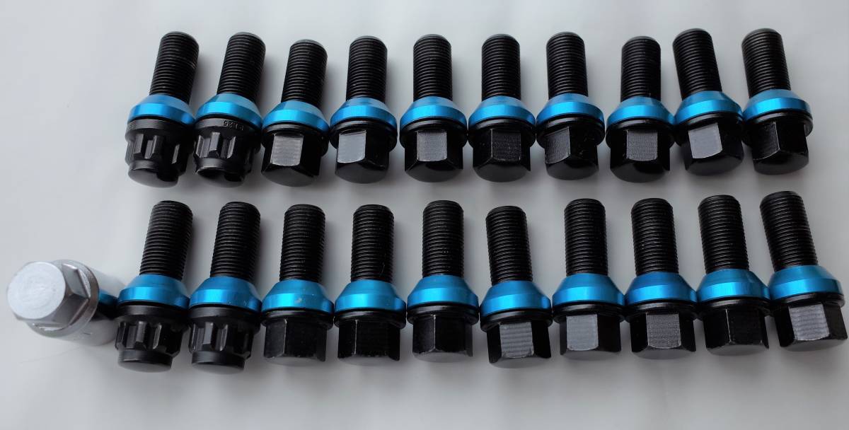 新品同様 レイズ フォーミュラボルト M14 P1.25 首下38mm 60°テーパー