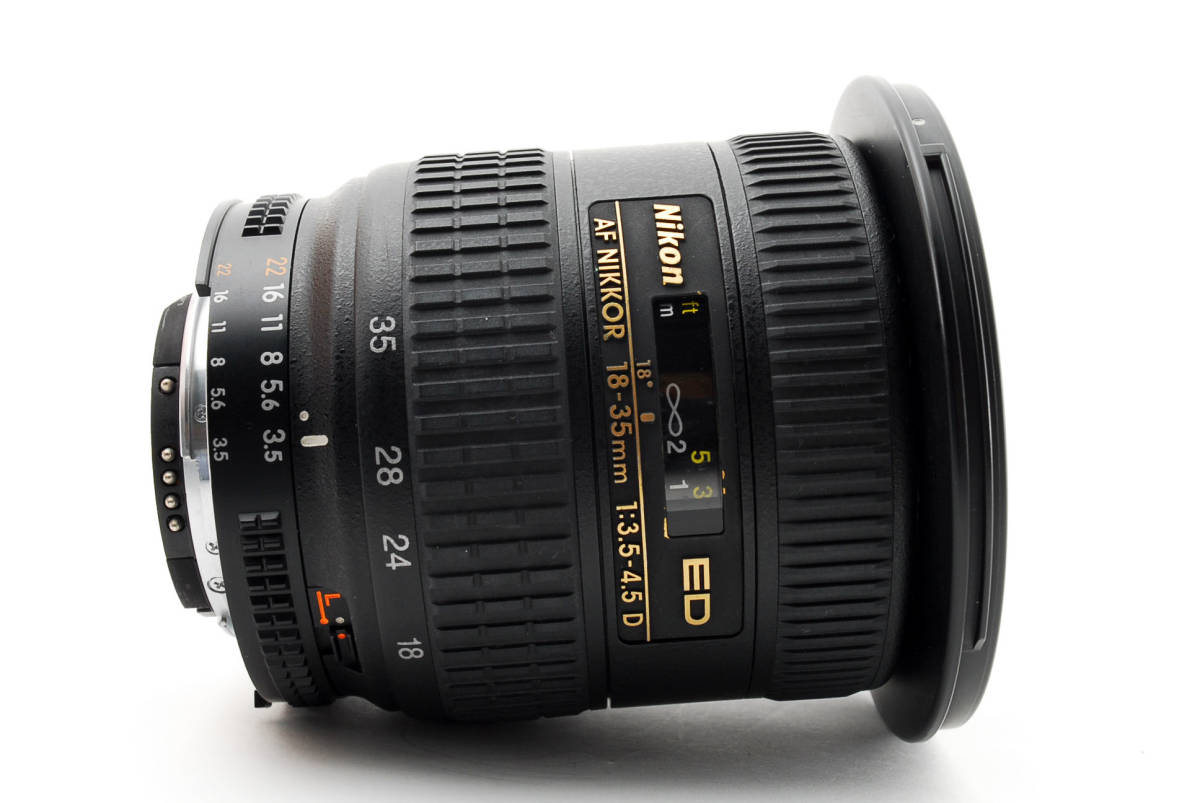 【良品】ニコン Nikon AF NIKKOR 18-35mm f/3.5-4.5 D ED IF ASPH Zoom Lens オートフォーカス 0845_画像8