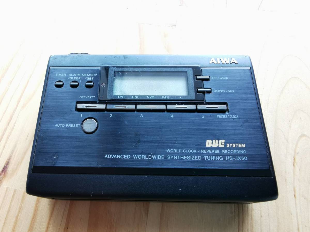 AIWA アイワ HS-JX50 カセットウォークマン ジャンク AIWA アイワ HS-JX50 カセットウォークマン ジャンク