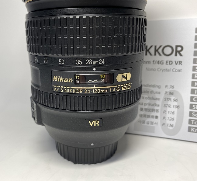 ☆超美品☆ニコンNIKON AF-S NIKKOR 24-120mm 1:4G ED N フード・取説