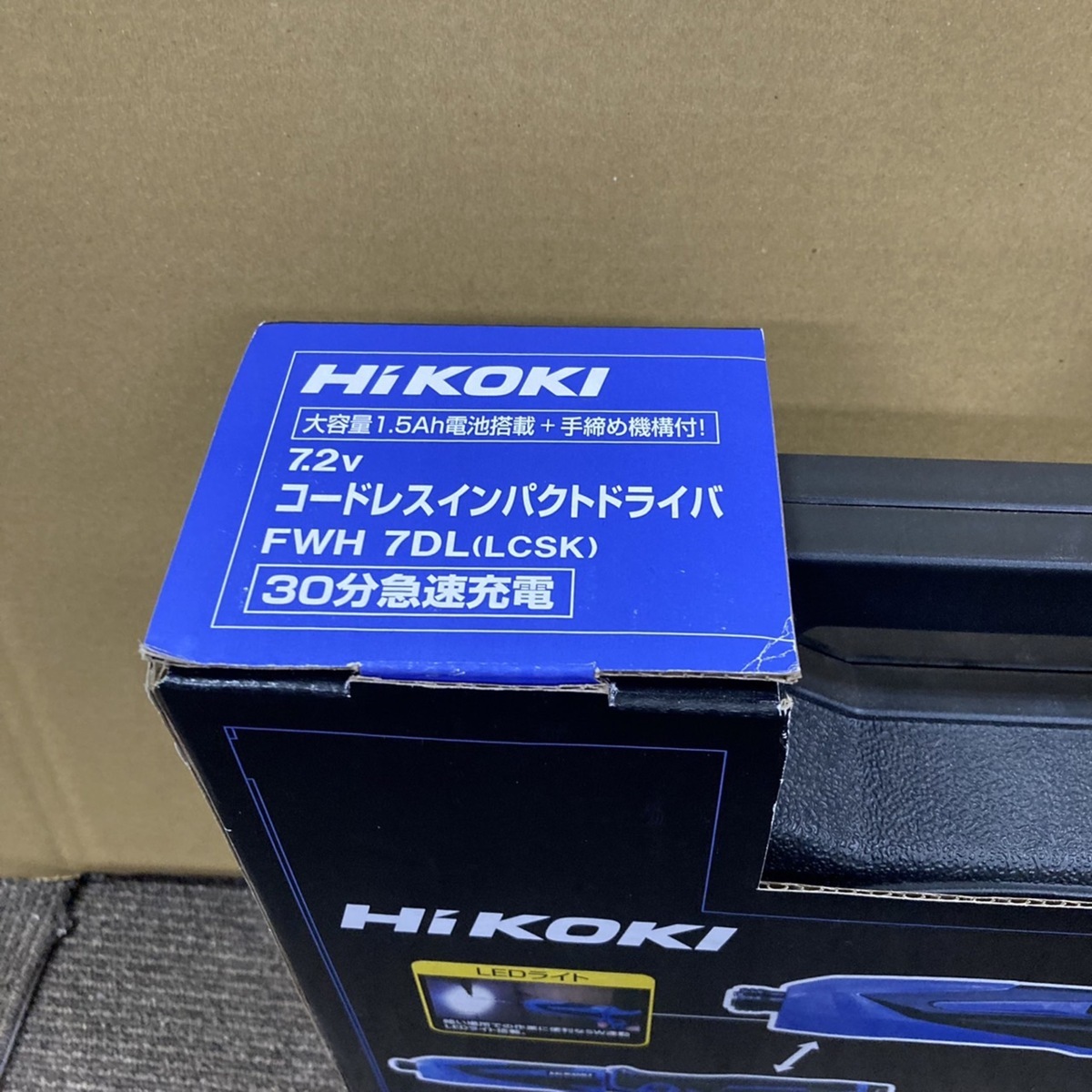 新品未使用☆ハイコーキ/HIKOKI 7.2V コードレス インパクトドライバ FWH 7DL_画像4