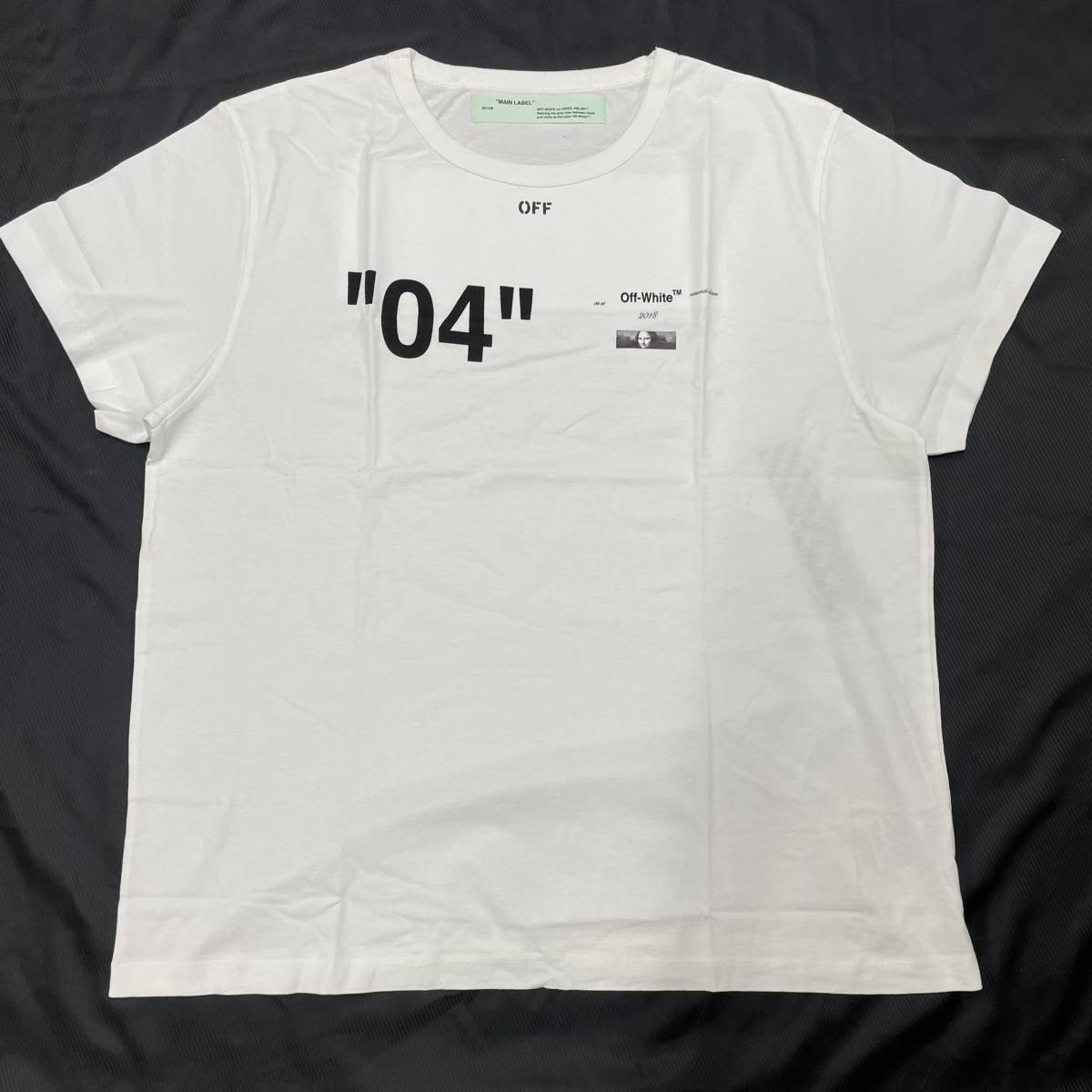 Off-White 04 MONALISA Tee XLサイズ オフホワイト モナリザ Tシャツ