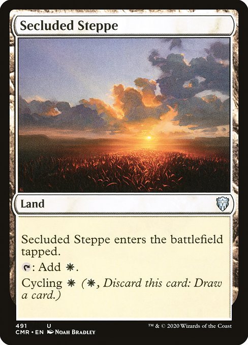 MTG ■土地/英語版■ 《隔離されたステップ/Secluded Steppe》統率者レジェンズ統率者デッキ CMD_画像1