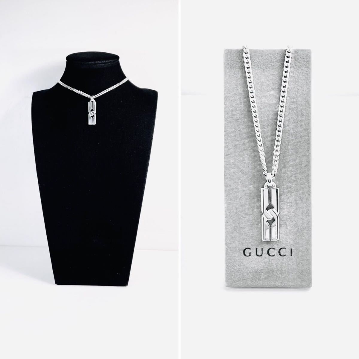 超美品!送無】グッチ☆GUCCI ノット インフィニティ ネックレス