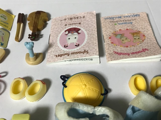 当時物 1996年から エポック シルバニアファミリー 小物グッズいろいろセット 園児 本 遊具等 ゆめかわ レトロ 希少 の画像10