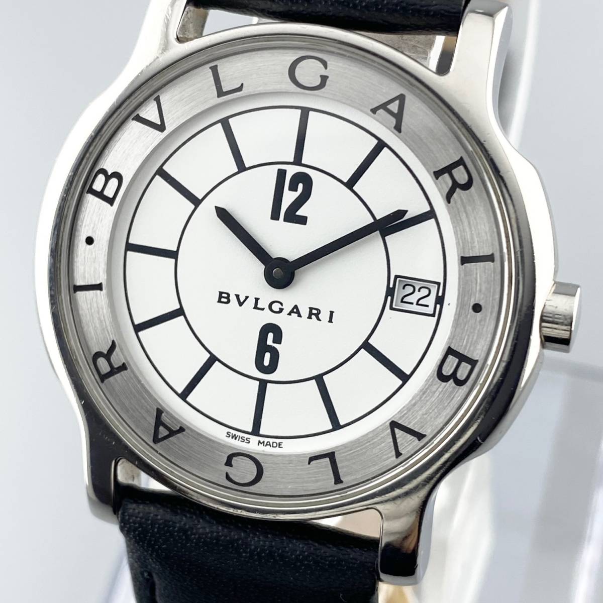 1円〜 BVLGARI ブルガリ 腕時計 メンズ Solotempo ソロテンポ ST35S 