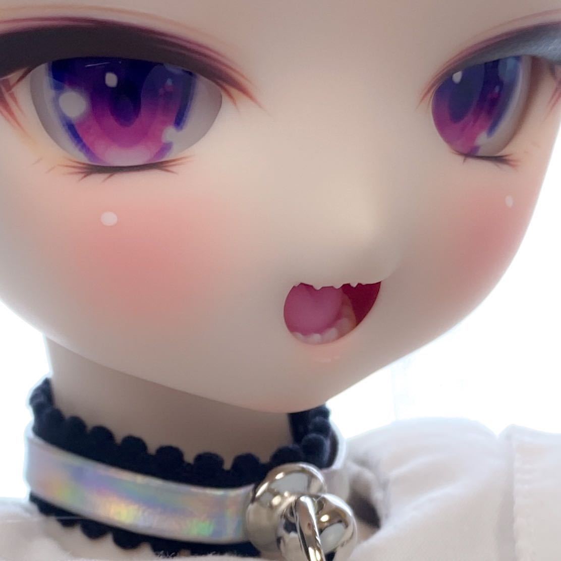 【ぽこあどおる】ソフビ盛り (アイ付き)DDH-01 セミホワイト肌 カスタムヘッド　ＭＤＤ　ドルフィードリーム　BJD ドール　球体関節_画像9