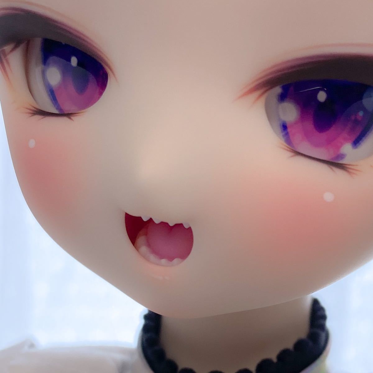 【ぽこあどおる】ソフビ盛り (アイ付き)DDH-01 セミホワイト肌 カスタムヘッド　ＭＤＤ　ドルフィードリーム　BJD ドール　球体関節_画像10