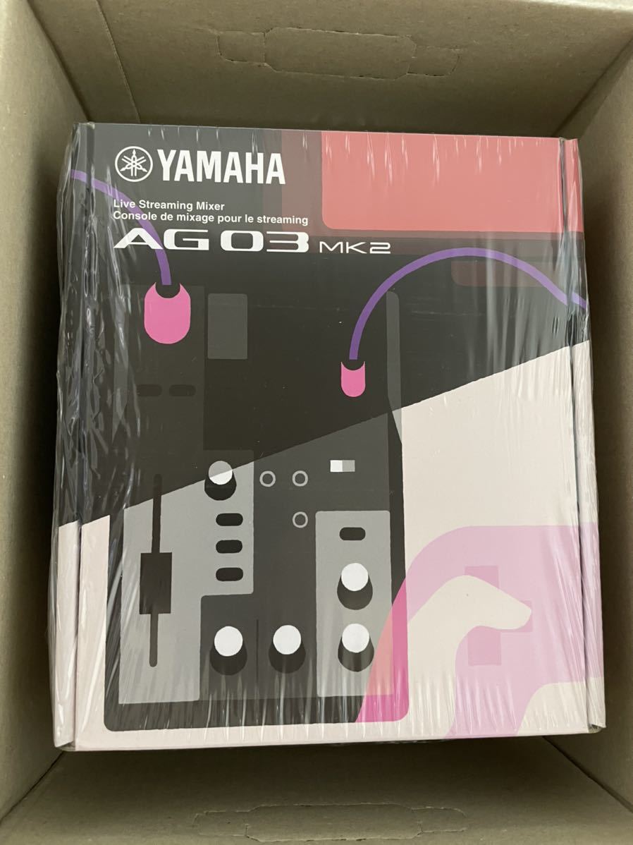 YAMAHA AG03MK2 B ヤマハブラックライブストリーミングミキサー新品未