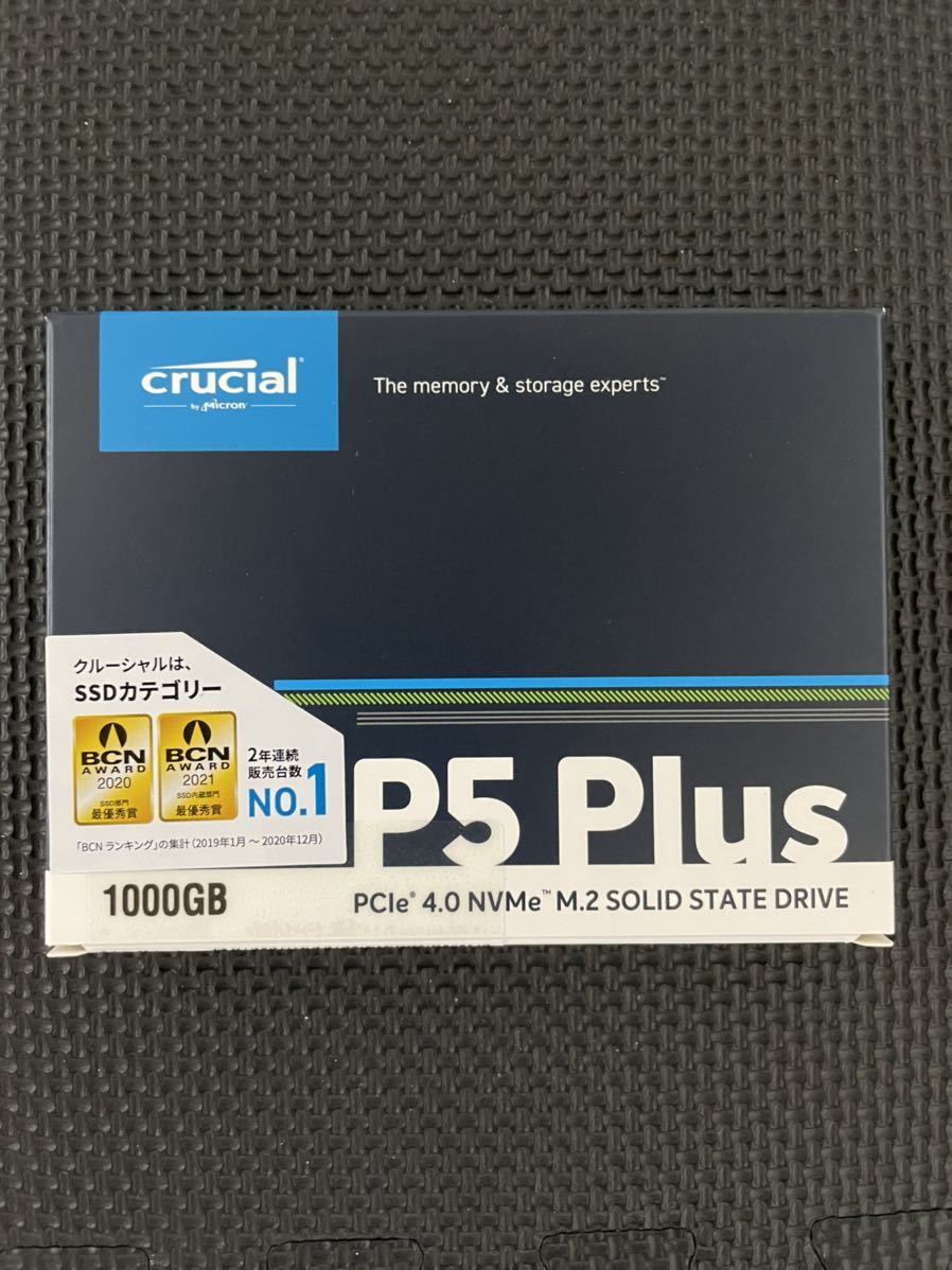 クルーシャル SSD P5 Plus 1.0TB Crucial M.2 2280 NVMe PCIe Gen4x4 1TB 1000GB 新品未開封 送料無料