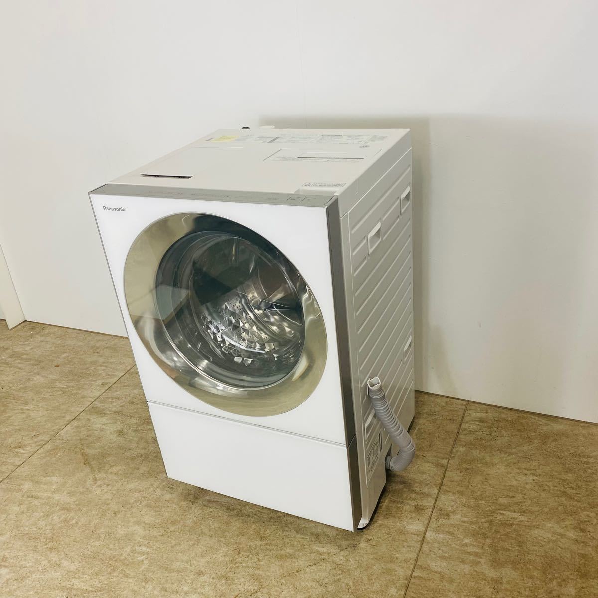 パナソニック ドラム式洗濯乾燥機 7kg キューブル 左開き シルバー
