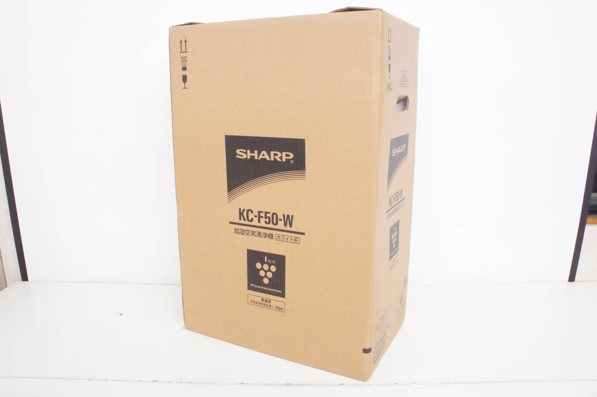 未使用 SHARP シャープ プラズマクラスター7000 加湿空気清浄機 KC-F50