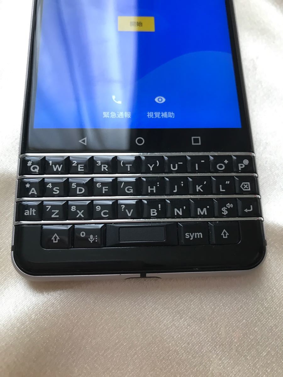 訳あり ジャンク BlackBerry KEYone ブラックベリー Android BLACK スマホ 黒 キーボード 稀少