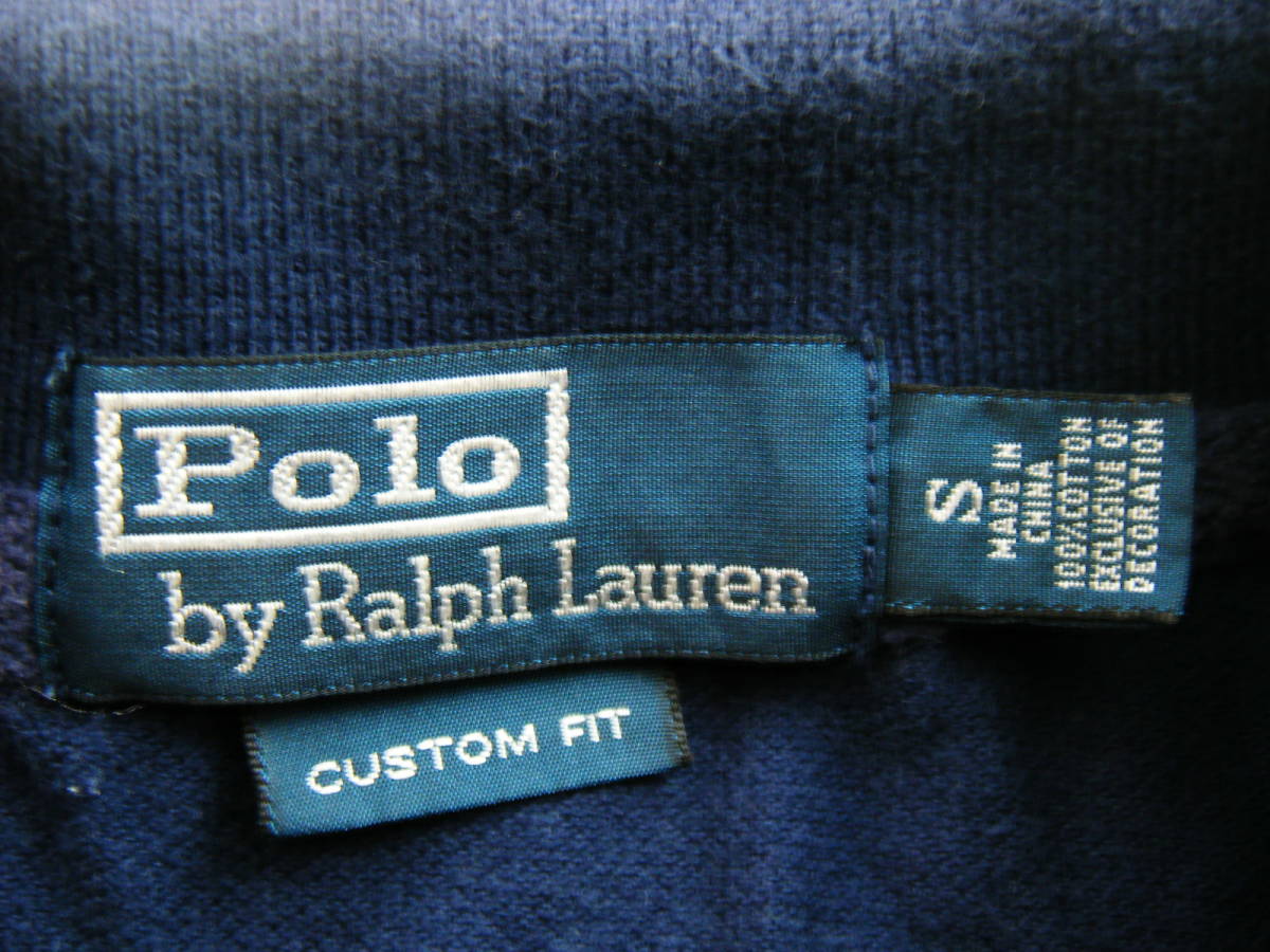 ☆Polo by Ralph　Laurenポロラルフローレン　半袖ポロシャツ　ネイビー　　2頭ホース　　Sサイズ_画像3