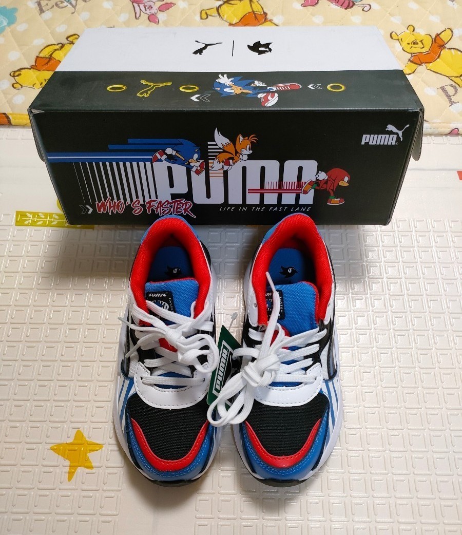 PUMA プーマ キッズ PUMA x SEGA RS 9 8 ソニック スニーカー PUMA プーマ キッズ PUMA x SEGA RS 9 8 ソニック スニーカー