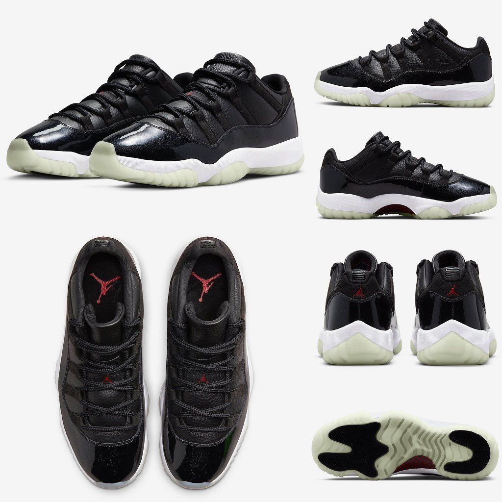 1円~ 29cm 新品未使用 NIKE購入 正規品 AIR JORDAN11 RETRO LOW ナイキ エアジョーダン11 72-10 AV2187-001 希少 最安スニーカー 激レア _画像9