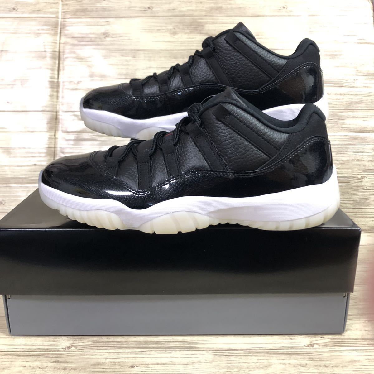 1円~ 29cm 新品未使用 NIKE購入 正規品 AIR JORDAN11 RETRO LOW ナイキ エアジョーダン11 72-10 AV2187-001 希少 最安スニーカー 激レア _画像2