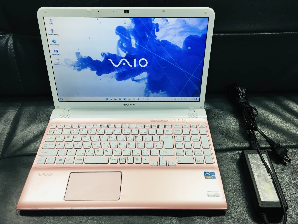 R6077C【動作品】SONY SVE151B11N SVE15117FJP Intel Core i5-2450M 2.50GHz/メモリ4GB/HDD750GB/Windows11/BD/DVD/office/15.5型/