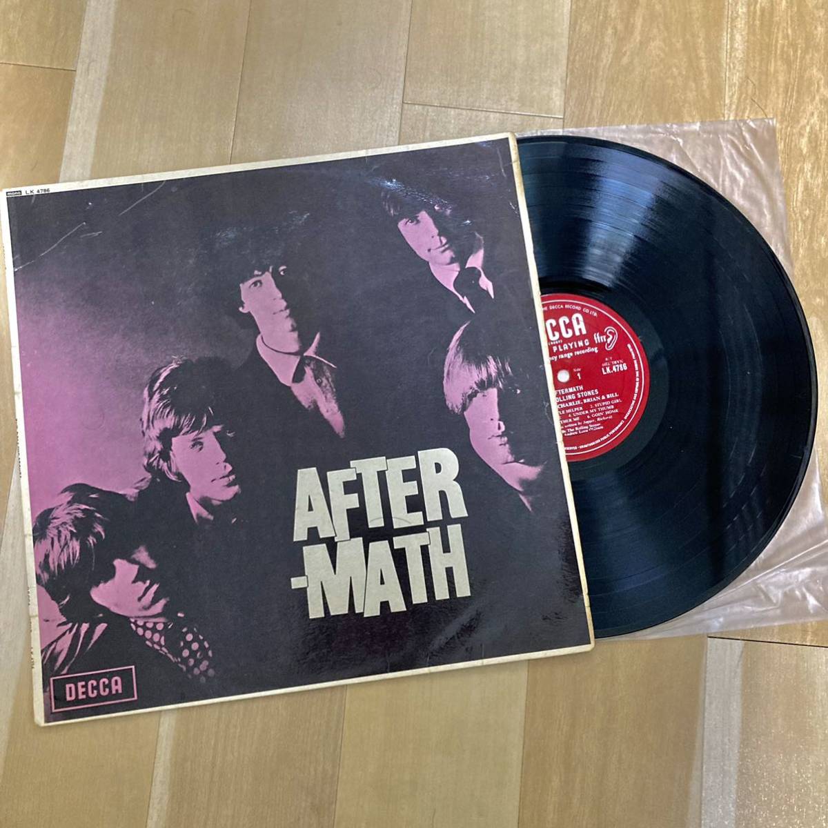 1円出品☆超メガレア☆超美品【The Rolling Stones/Aftermath UK