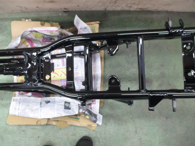 031228 GT380 frame customs clearance paper powder coat after unused GT380 O