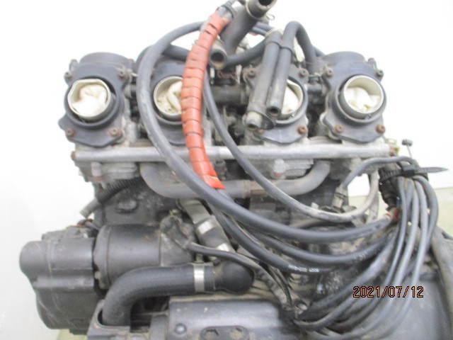 A3H12 CB400SF エンジン キャブ付き セルモーター× OHベース 部品取り NC31 E BHNの画像6