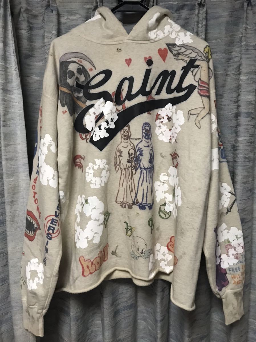 XL新品 6.9万 22SS SAINT Mxxxxxx x DENIM TEARSセントマイケル