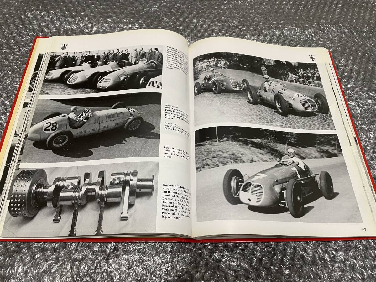  foreign book * Maserati [hi -stroke Lee photoalbum ]1926-1991*F1 supercar melak Borer biturubo car maru etc. * sterling * Moss ..* gorgeous book