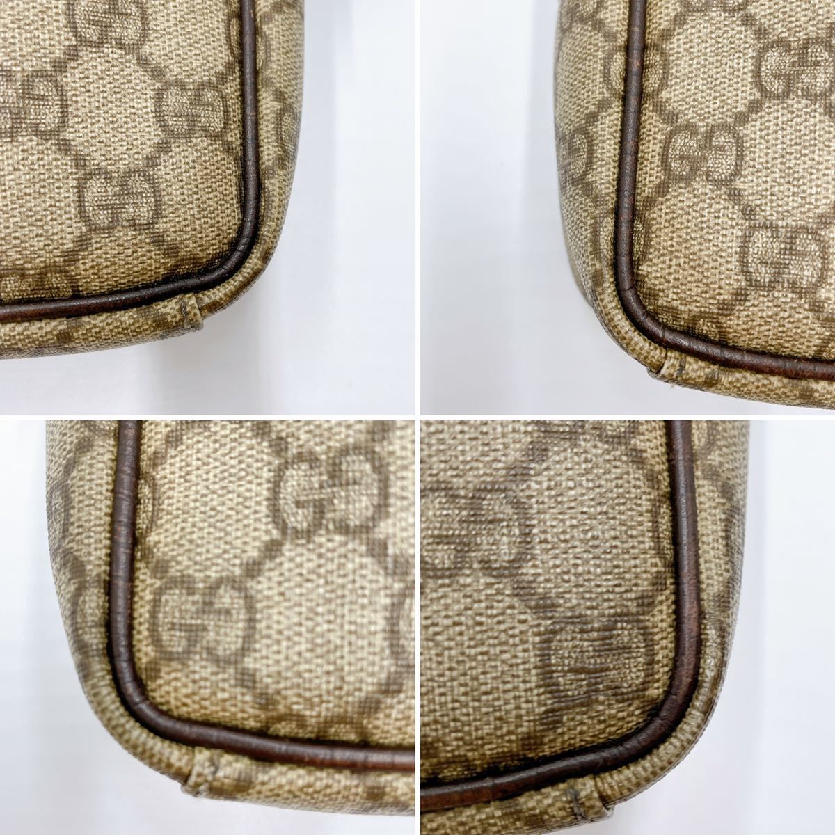 1円【至極の逸品】グッチ GUCCI ショルダーバッグ GGスプリーム クロスボディ PVC レザー メンズ レディース ユニセックス 肩掛け ブラウン_画像5