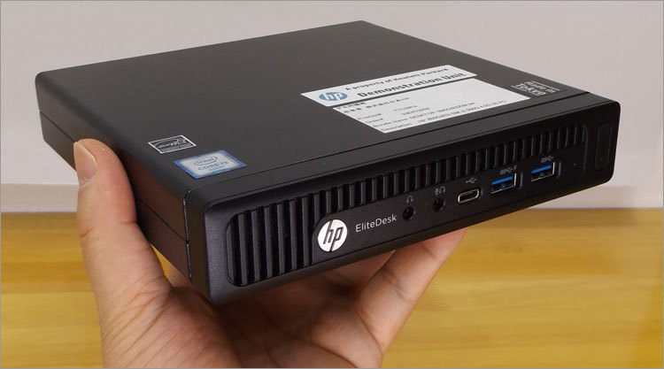 美品！超小型パソコン本体セット　HP800G2 第六世代Corei5・8GB・SSD256GB・Win10・OFFICE2019・キーボード・マウス・WIFI_画像1