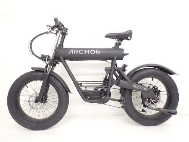 ARCHON E-BIKE electric bike ARCN-A02JP 20 -inch exterior 7 step shifting gears aru navy blue * 65E9D-1