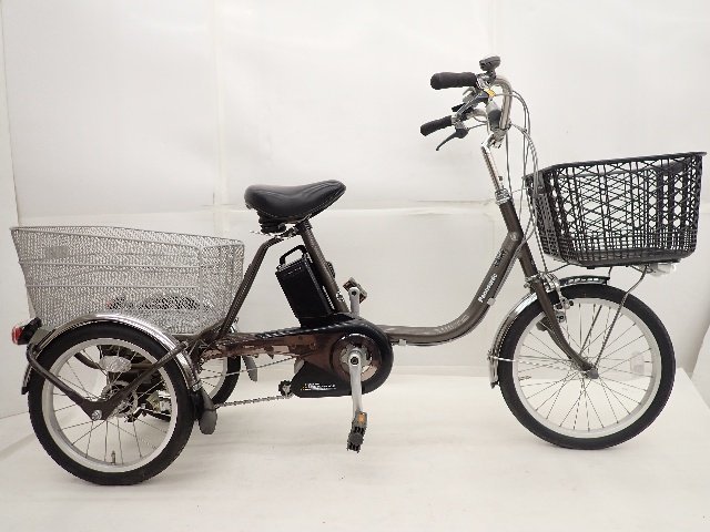 Panasonic electric assist 3 wheel bicycle BE-ELR83N front 18 type / after 16 type interior 3 step shifting gears Panasonic v 65AFA-1