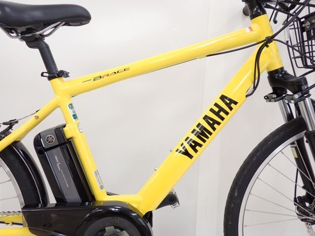 [ хорошая вещь ] YAMAHA Yamaha велосипед с электроприводом PM26B PASS BRACE Sonic желтый 26 дюймовый 12.8Ah Pas brace рассылка / прямой . возможно % 65F0B-1