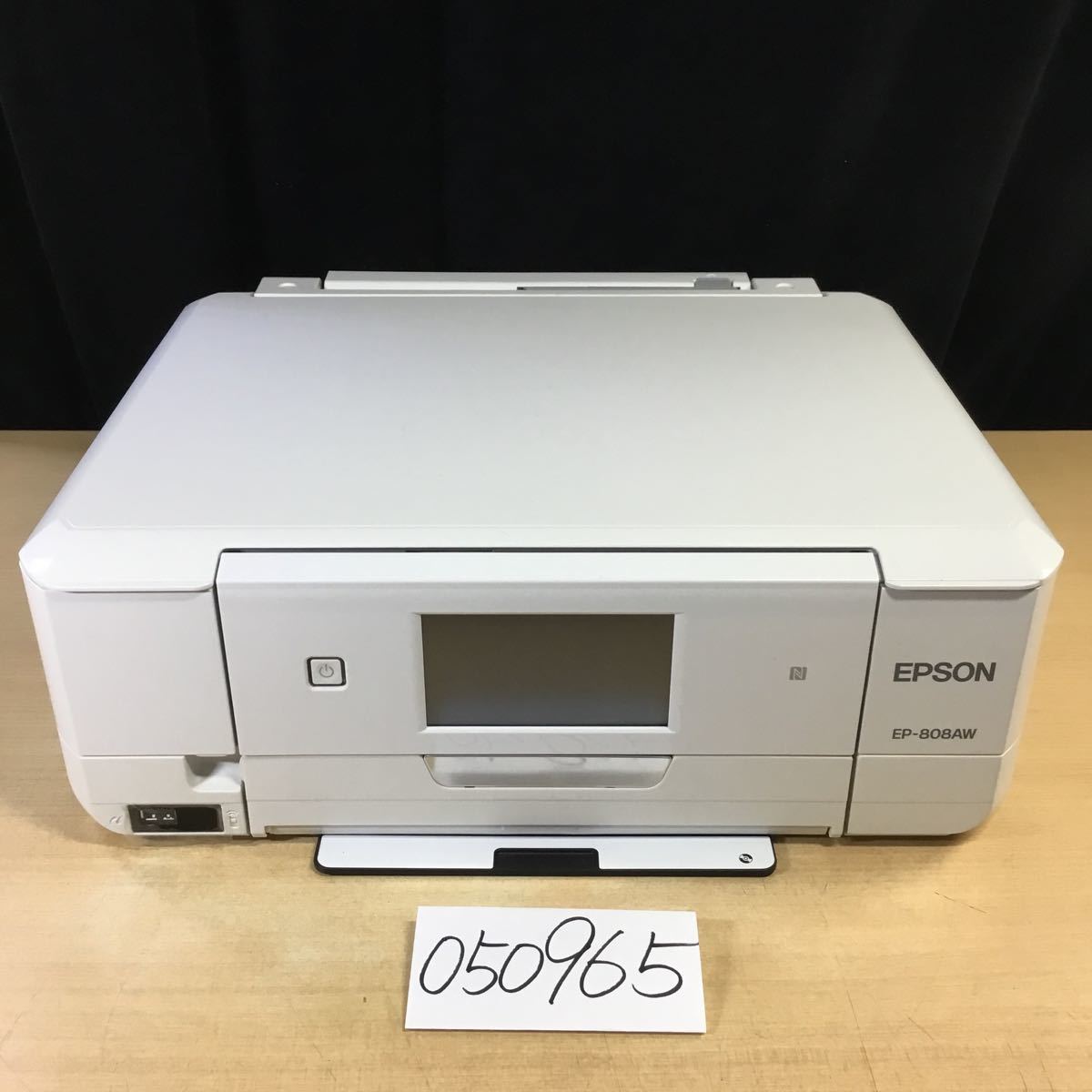 050965) EPSON EP-808AW インクジェットプリンタ 複合機 テスト印刷