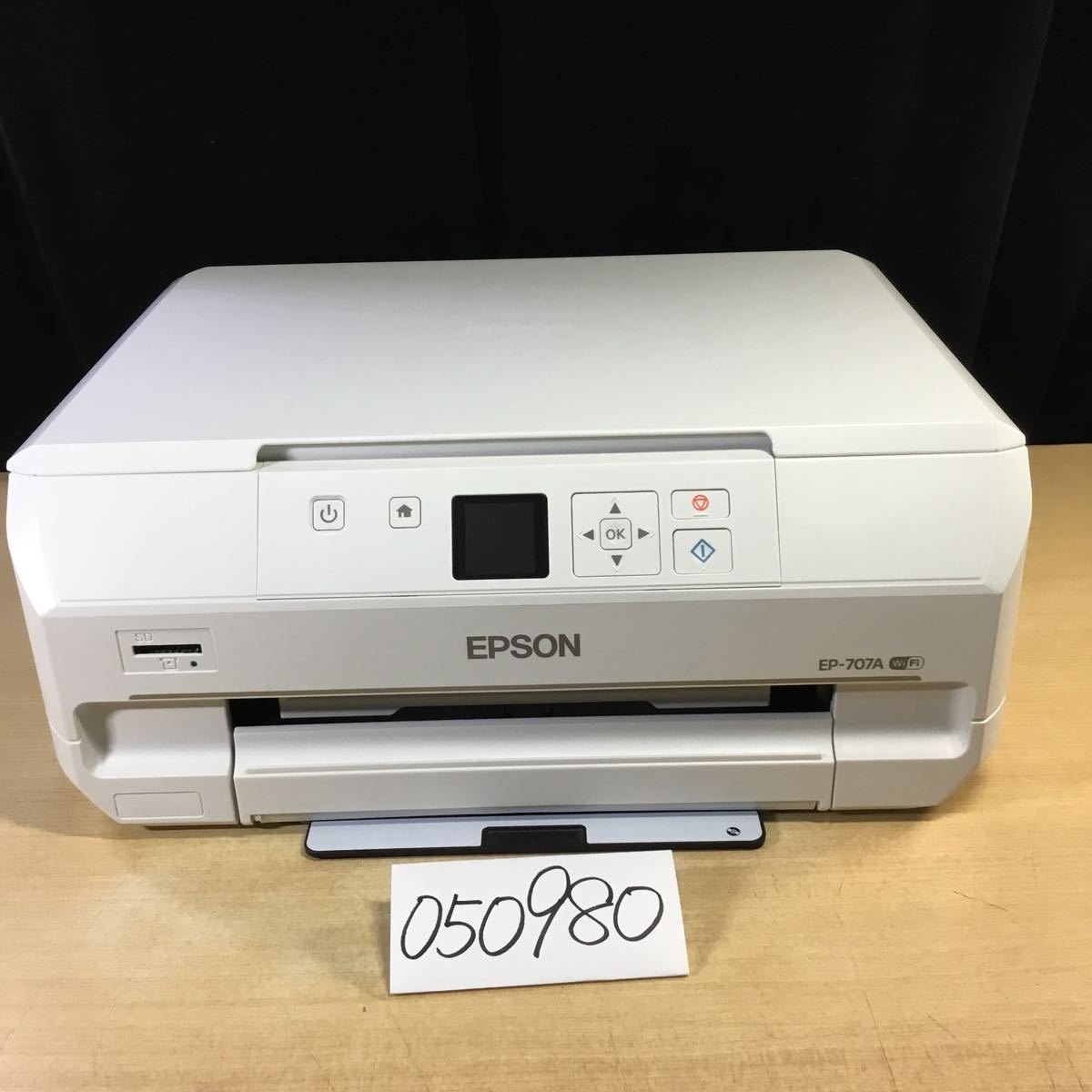 050980) EPSON EP-707A インクジェットプリンタ 複合機 テスト印刷済み