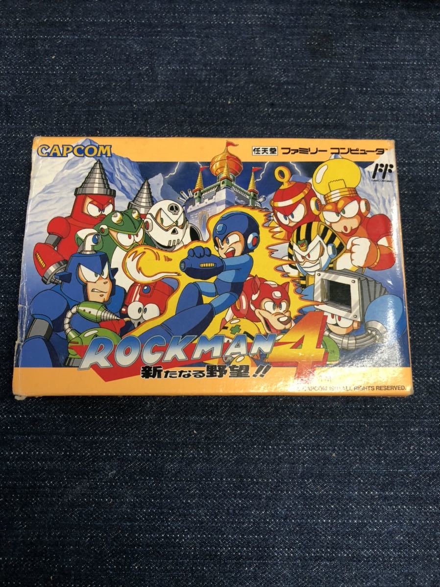 送料無料♪ 良品♪ ロックマン4 ファミコンソフト 端子メンテナンス済 動作品 同梱可能 FCの画像1