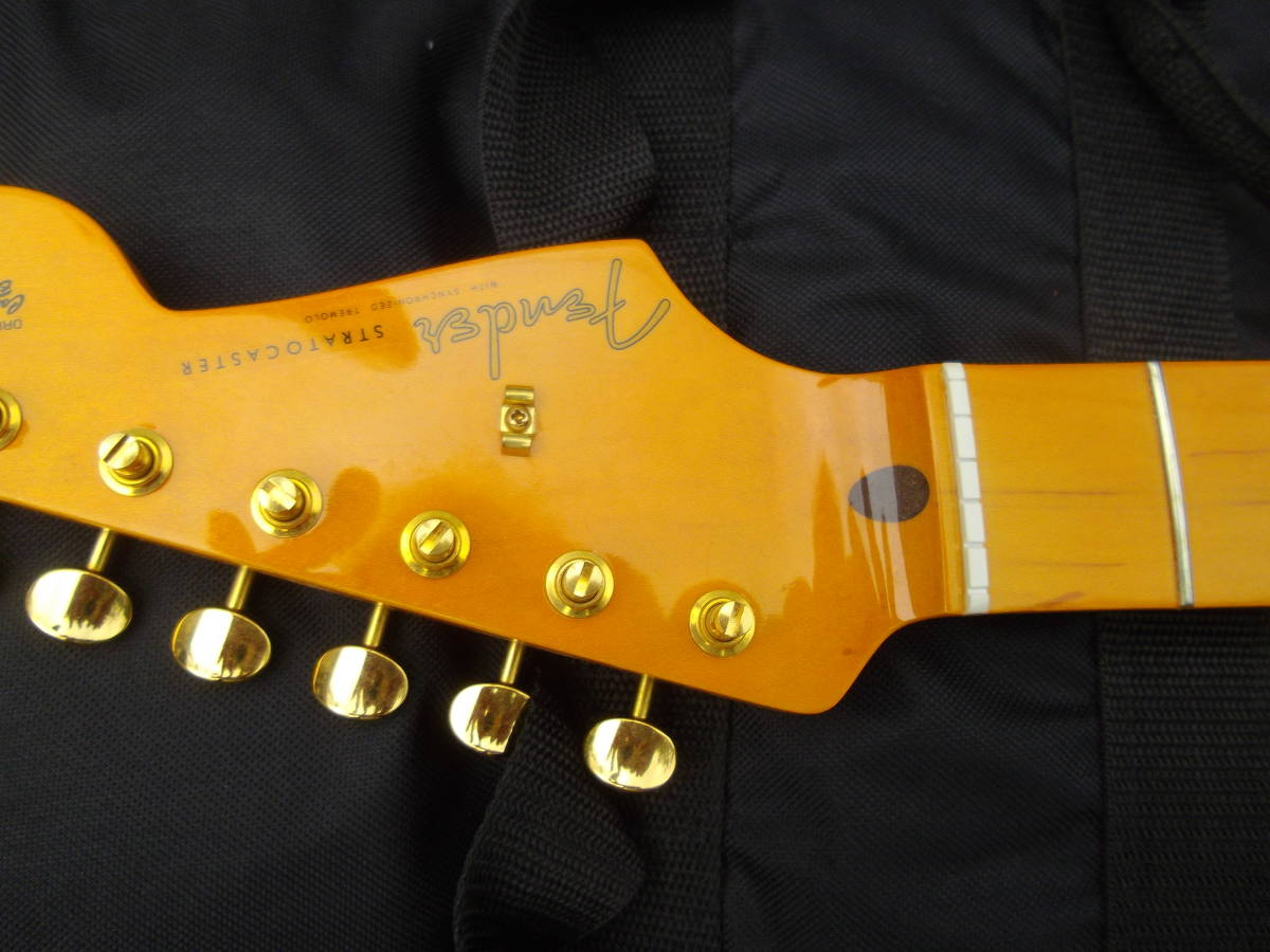 アウトレット 美品 Fender Mexico 1996 虎杢メイプルネック ストラト 
