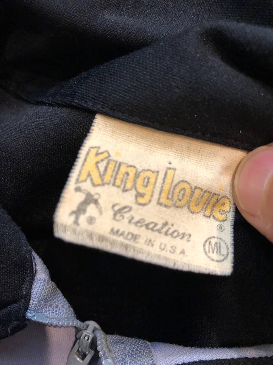 USA　　ヴィンテージ　　　KING 　LOUIE　　ボーリングシャツ　プルオーバーシャツ　７０S　ML　アメリカ製_画像4