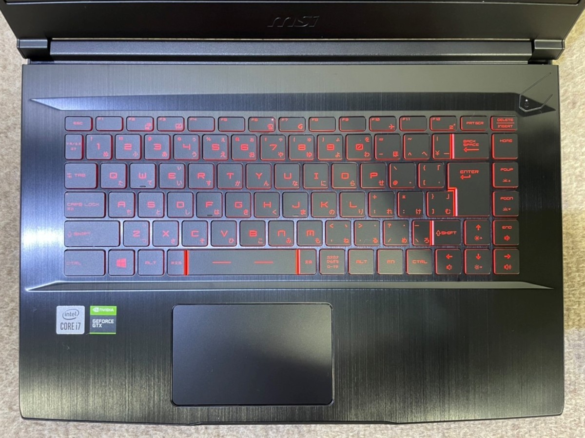 日本最大級 MSIゲーミングノートPC i7-10750H GTX1650 GF63 tiktold.com.tw