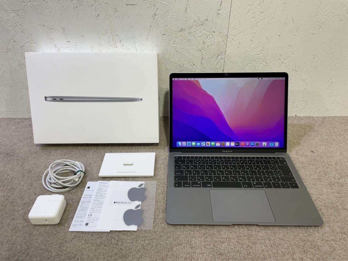 1円 Apple MacBook Air MRE82J/A A1932 Retinaディスプレイ 13.3インチ