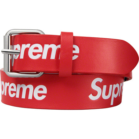 Supreme Repeat Leather Belt S/M Red | coloradocreativecorridor.com